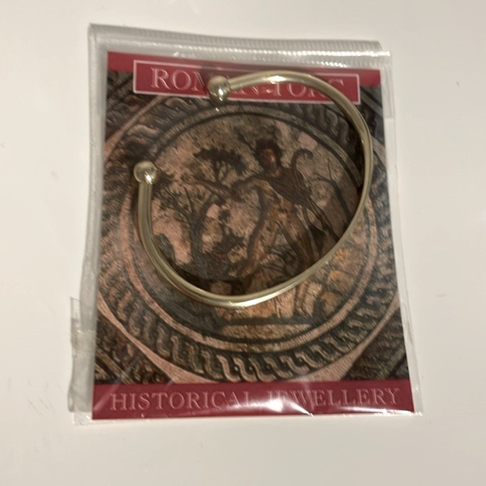 Brand New Reproduction Roman Torc Historical Bracelet